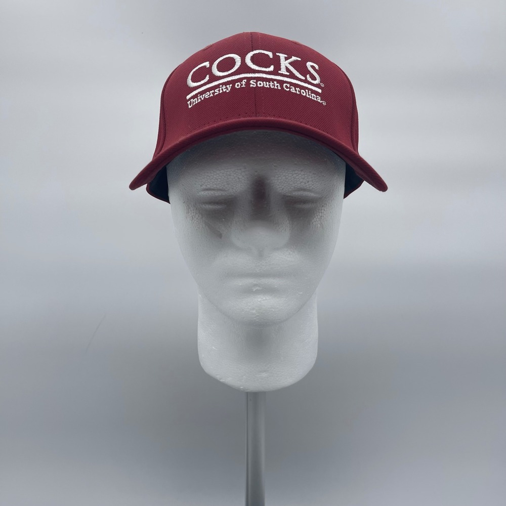 Under Armour UH504M OSFA Cap Garnet USC Gamecocks Adjustable Strapback COCKS Hat
